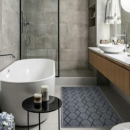 Imagem de 1 Tapete Banheiro Antiderrapante Absorvente Js Fu 50x80 Vr