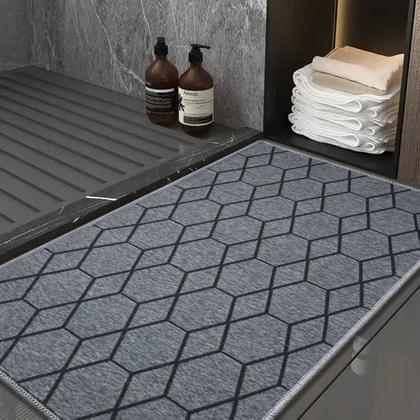 Imagem de 1 Tapete Banheiro Antiderrapante Absorvente Js Fu 50x80 Vr