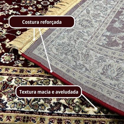 Imagem de 1 Tapete Belga Sala de Estar Sofá Grande Cl  100 x 140 Vr