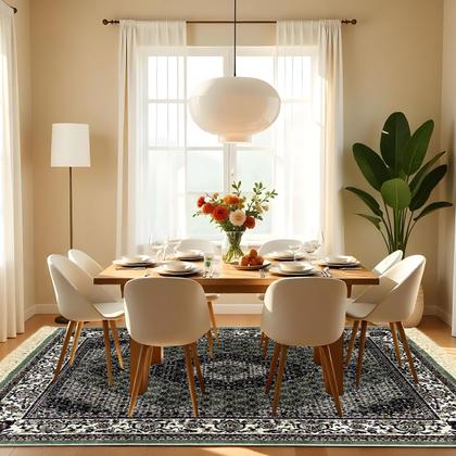 Imagem de 1 Tapete Belga Sala de Jantar Mesa Grande Es Cl 200 x 250 Vr