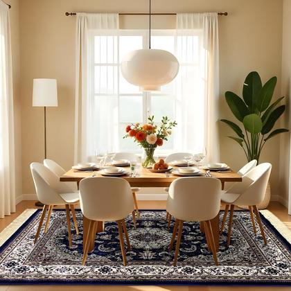 Imagem de 1 Tapete Belga Sala de Jantar Mesa Grande Es Cl 200 x 250 Vr