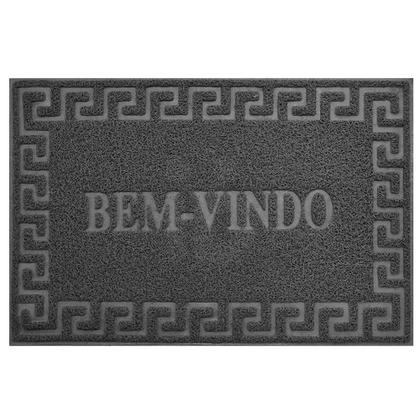 Imagem de 1 Tapete Porta Capacho Bem Vindo Antiderrapante PVC Gf 40x60