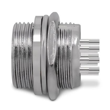 Imagem de 1 tomada conector mike plugue multipolar macho - 8 vias