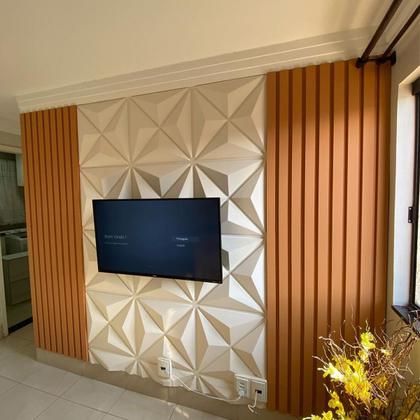 Imagem de 1 Unidade Placa 3d Revestimento Pvc Varios Modelos.