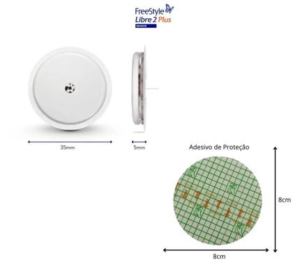Imagem de 10 Adesivo Para Proteção Transparente Sensor Freestyle Libre