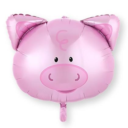 Imagem de 10 Balão Animais Fazendinha Metalizado Centro Mesa Pequeno