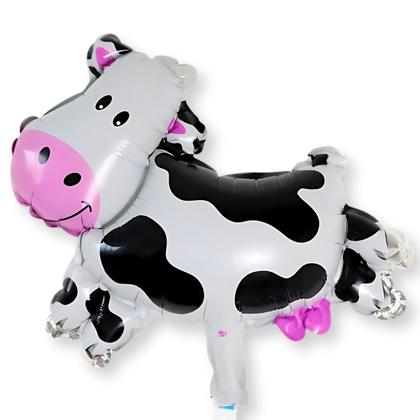 Imagem de 10 Balão Animais Fazendinha Metalizado Centro Mesa Pequeno