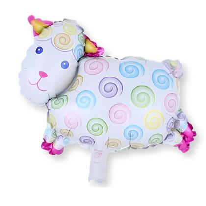 Imagem de 10 Balão Animais Fazendinha Metalizado Centro Mesa Pequeno