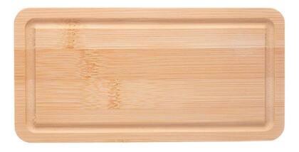 Imagem de 10 Bandejas Bambu Lyor Retangular Petisqueiras Multiuso Hire