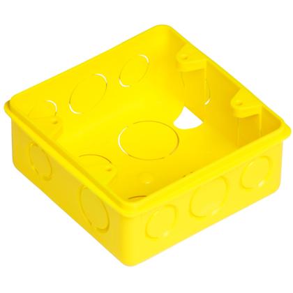 Imagem de 10 caixa de luz amarela 4x4 krona caixinha para tomada