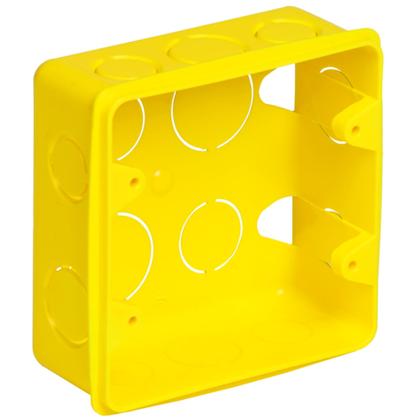 Imagem de 10 caixa de luz amarela 4x4 krona caixinha para tomada