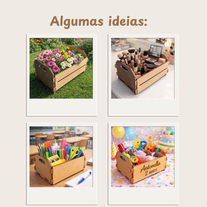 Imagem de 10 Caixotes Personalizados Para Lembrancinhas de Aniversário Casamento Festa Brinde