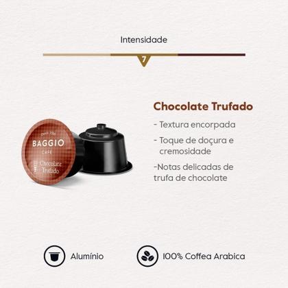 Imagem de 10 Cápsulas Café Baggio Aromas Chocolate Trufado Dolce Gusto
