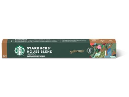 Imagem de 10 Cápsulas Starbucks Nespresso - House Blend Lungo - Cápsula Alumínio