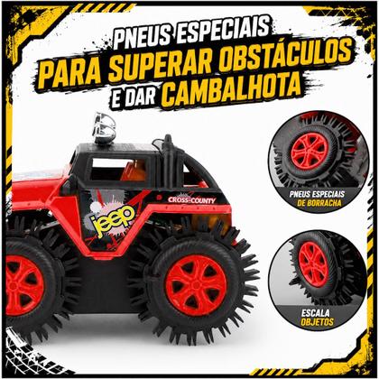 Imagem de 10 Carrinhos Jipe Cambalhota Atacado Revenda Lembrança Festa