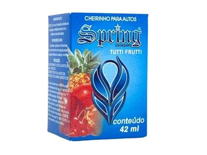 Imagem de 10 Cheirinho Para Autos Carro Spring Odorizante Fragrância Tutti Frutti 42ml