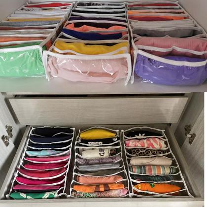 Imagem de 10 Colmeia Organizadora  5  GG + 5 M  para Calça Jeans, Toalhas, Blusas, Lençol, Jaquetas, Camisetas, Blusinhas, Roupas de academia.