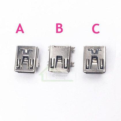 Imagem de 10 Conector Mini Usb Fêmea 5 Pinos Solda Smd Controle De Ps3