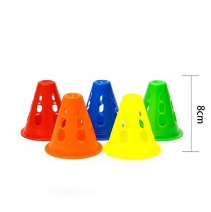 Imagem de 10 Cones Com 3 Barreiras E Sinalizador Agilidade Funcional