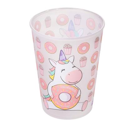 Imagem de 10 Copo de Unicórnio Lembrança Sacola Surpresa de Aniversário Infantil 320ml