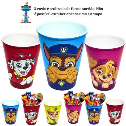 Imagem de 10 Copos Patrulha Canina Festa Infantil Lembrancinha Doces