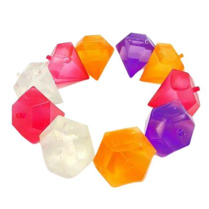 Imagem de 10 Cubos De Gelo Reutilizável Artificial Coloridos