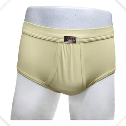 Imagem de 10 Cuecas Click Adulto Slip Tradicional Abertura Helanca 120