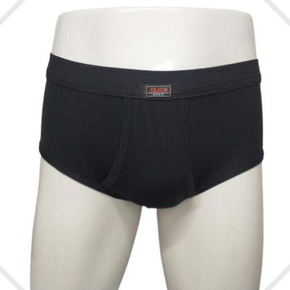 Imagem de 10 Cuecas Click Adulto Slip Tradicional Abertura Helanca 120