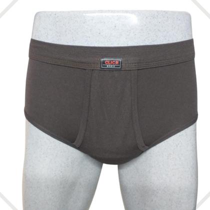 Imagem de 10 Cuecas Click Adulto Slip Tradicional Abertura Helanca 120