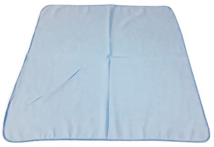 Imagem de 10 Cueiros Flanelados Liso 80x80 Com Crochê