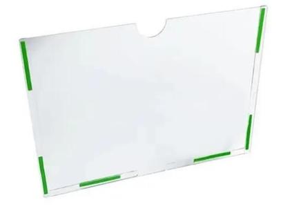 Imagem de 10 Display Parede Quadro Avisos Porta Folhas A4 Acrílico Hor