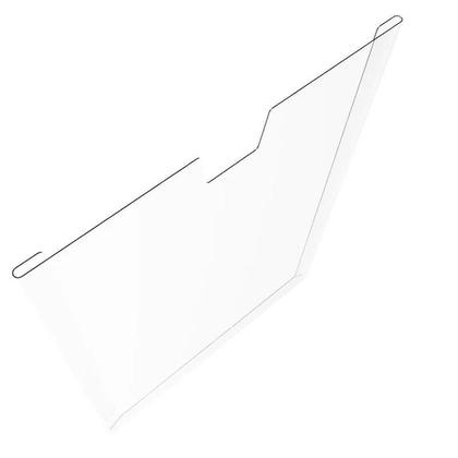 Imagem de 10 Displays Expositor Porta Papel Folha A4 Petg De Parede