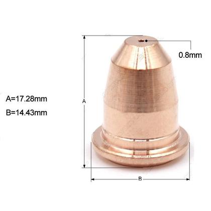 Imagem de 10 eletrodo pr0110 +10 bico corte pd0116 plasma lph35-37 s45