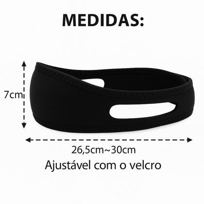 Imagem de 10 Faixas Para Cabeça Anti Ronco e Apneia Do Sono Ajustável