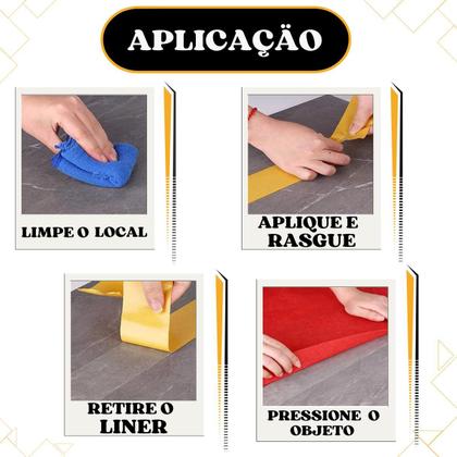 Imagem de 10 fita dupla face alta aderencia p/ colar carpete 18mm x 30m