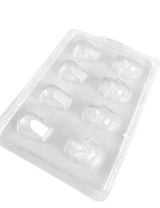 Imagem de 10 Forma Simples Caveira Fantasma Crâneo Molde Spooky