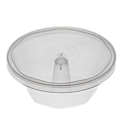 Imagem de 10 Formas Mini Pudim 120ml Forneável C/ Tampa Forno e Microondas Cuzcuz Doces 