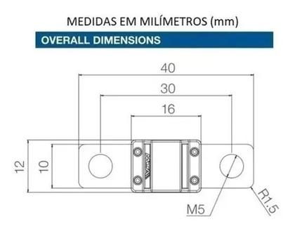 Imagem de 10 Fusível De Potência Midi 40a Proteção Bateria Modulo Mta