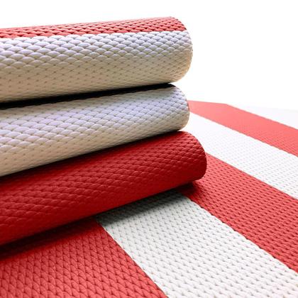 Imagem de 10 Jogo Americano Navy Alto Padrão Impermeável Pvc Br Vm