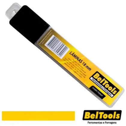 Imagem de 10 lâmina para estilete largo 18mm caixa 10 peças beltools