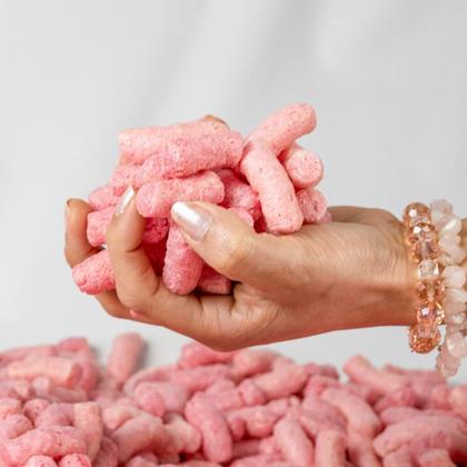 Imagem de 10 Litros Flocos De Proteção Enchimento Biodegradável Rosa