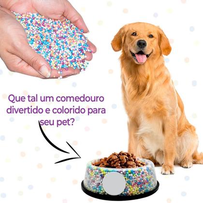 Imagem de 10 Litros Isopor (Pérola) Bolinha Puff Artesanato Coloridos