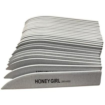 Imagem de 10 Lixas Honey Girl Faca Facão Para Unha Gel 280/400