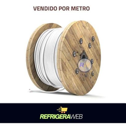 Imagem de 10 Metros Cabo Comando Pp 2 Vias 1,5mm Rolo Branco Ou Preto