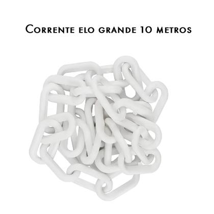 Imagem de 10 Metros Corrente Elo Grande Branca