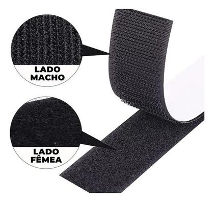 Imagem de 10 Metros de Fita  Fecho De Contato Com Adesivo 16mm largura