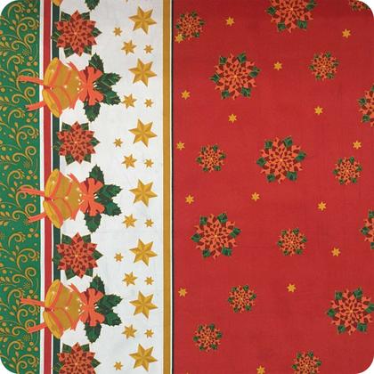 Imagem de 10 Metros Tecido Estampado Natal Toalha de Mesa Enfeite Leve