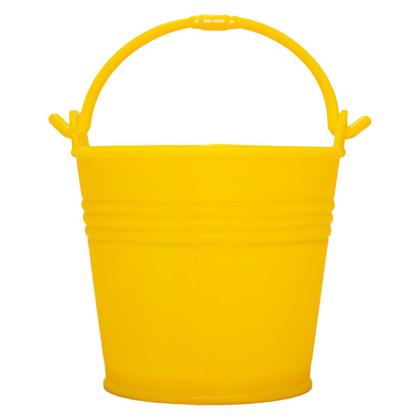 Imagem de 10 Mini Baldes Plástico Baldinhos Com Alça Lembrancinhas centro de mesa decoração enfeite natal