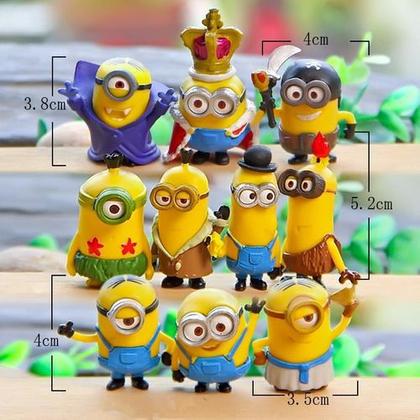 10 Minions Miniatura Meu Malvado Favorito - Krypton Action