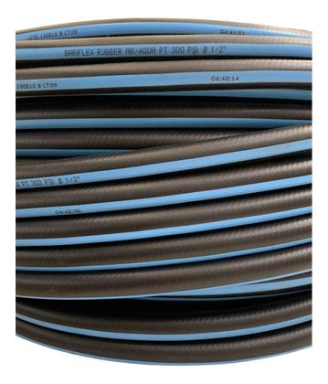 Imagem de 10 Mt Mangueira 1/2 Borracha Ar Água Compresor 300psi Rubber